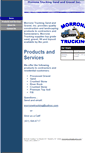 Mobile Screenshot of morronetrucking.com